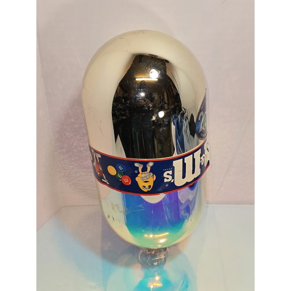 M&M’s 2000 Millennium Capsule Candy Dispenser Jar Sealed Vintage
